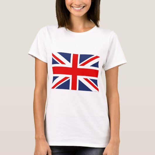 Union Jack Flag Vereinigtes Königreich T-Shirt (Vorderseite)