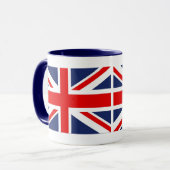 Union Jack Flag Vereinigtes Königreich Tasse (Vorderseite Links)