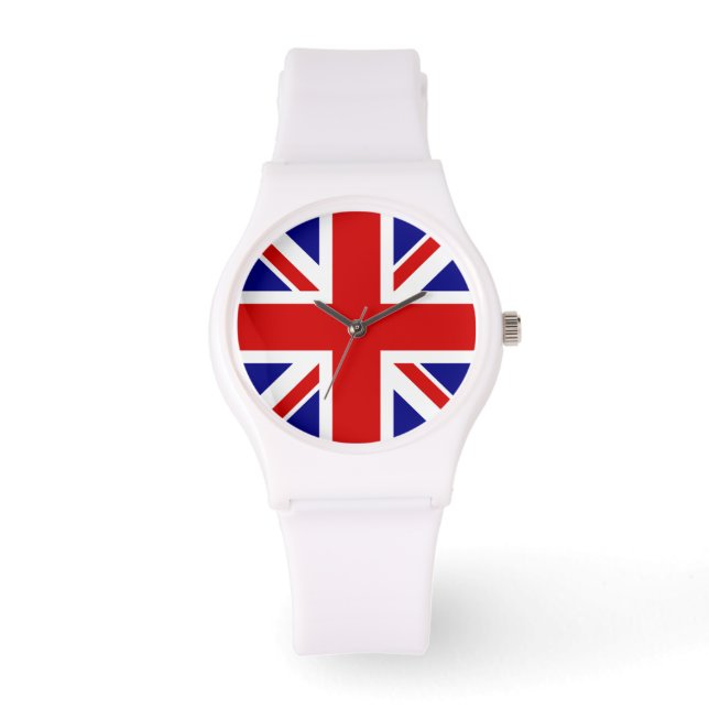 Union Jack Flag Watch Armbanduhr (Vorderseite)
