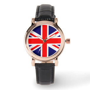 Union Jack Flag Watch Armbanduhr
