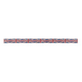 Union Jack Flag - zerknittert Satinband (Vorderseite)