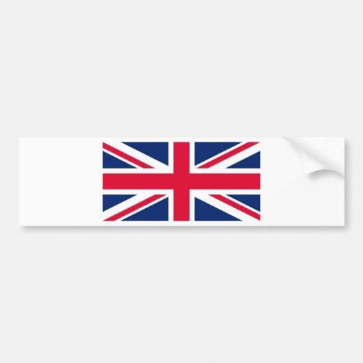 Union Jack - Flagge des Vereinigten Königreichs Autoaufkleber (Vorne)