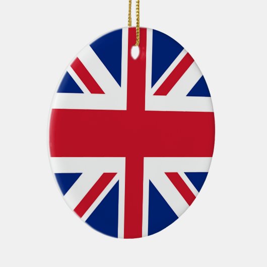Union Jack - Flagge des Vereinigten Königreichs Keramik Ornament (Rechts)
