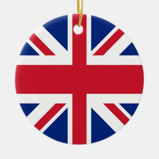 Union Jack - Flagge des Vereinigten Königreichs Keramik Ornament