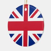 Union Jack - Flagge des Vereinigten Königreichs Keramik Ornament (Links)