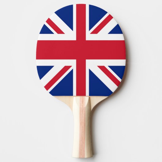 Union Jack - Flagge des Vereinigten Königreichs Tischtennis Schläger (Vorderseite)