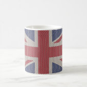 Union Jack Flagge Fischernetz Muster Kaffeetasse (Mittel)