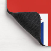 Union Jack - Flagge Großbritanniens Mousepad (Ecke)
