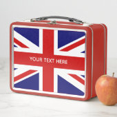 Union Jack Flagge Metall Brotdose (Beispiel)