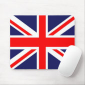 Union Jack Flagge Mousepad (Mit Mouse)
