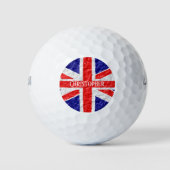 Union Jack-Flaggen-Design Golfball (Vorderseite)