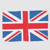 Union Jack/Flaggen-Design Golfhandtuch (Horizontal)