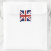 Union Jack Flaggenaufkleber Quadratischer Aufkleber (Tasche)