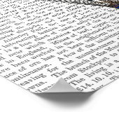 Union Jack Flying Teapot Poster (Ecke)