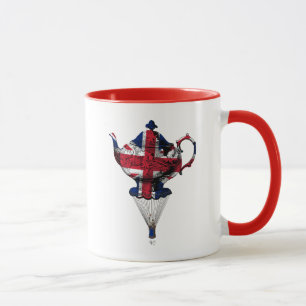 Union Jack Flying Teapot Tasse