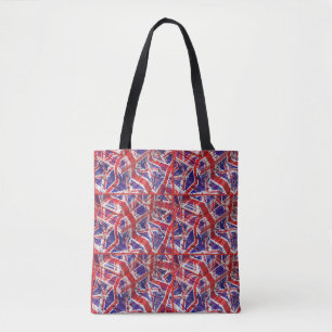 Union Jack Fraktal-Tragetasche Tasche