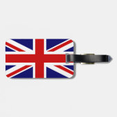 Union Jack Gepäckanhänger (Rückseite horizontal)