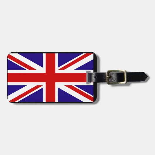 Union Jack Gepäckanhänger (Vorderseite horizontal)