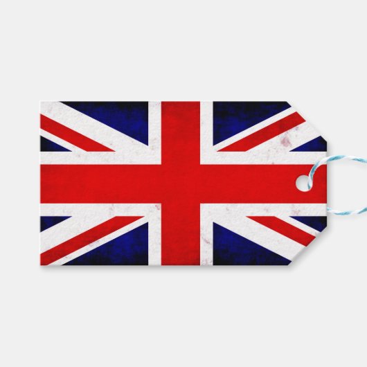 Union Jack Geschenkanhänger (Vorderseite (Horizontal))