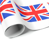 Union Jack Geschenkpapier (Rolleneckpunkt)