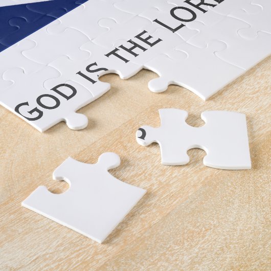 UNION JACK | Gesegnete Nation | UK BRITISH FLAG Puzzle (Seite)