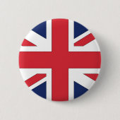 Union Jack, Gewerkschaft Flag von Großbritannien Button (Vorderseite)