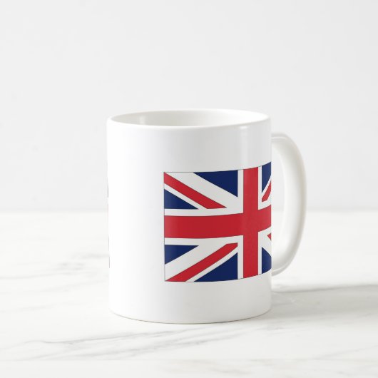Union Jack, Gewerkschaft Flag von Großbritannien Kaffeetasse (VorderseiteRechts)