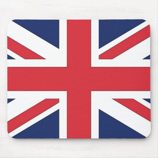 Union Jack, Gewerkschaft Flag von Großbritannien Mousepad (Vorne)