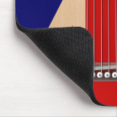 Union Jack Gitarre Mousepad (Ecke)