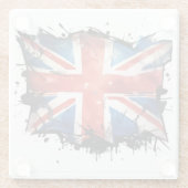 Union Jack Glasuntersetzer (Rückseite)