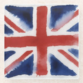 Union Jack Glasuntersetzer (Vorderseite)