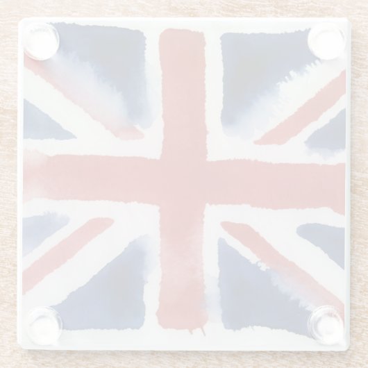 Union Jack Glasuntersetzer (Rückseite)