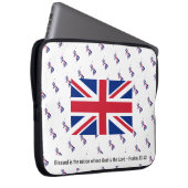 UNION JACK GREAT BRITAIN UK Christan Laptop Laptopschutzhülle (Vorne Rechts)