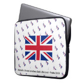 UNION JACK GREAT BRITAIN UK Christan Laptop Laptopschutzhülle (Vorderseite Links)