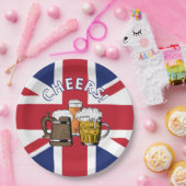 UNION JACK Great British Beer Pappteller (Party)