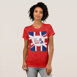 UNION JACK Großbritannien immer Great Red BREXIT T-Shirt