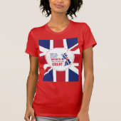 UNION JACK Großbritannien immer Great Red BREXIT T-Shirt (Vorderseite)