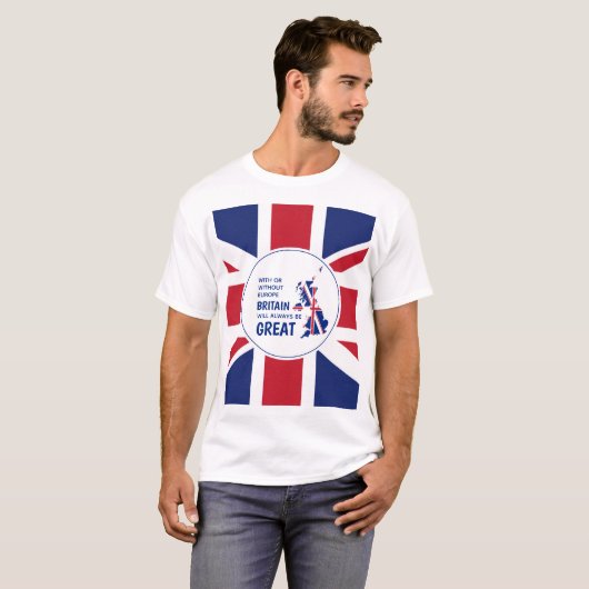 UNION JACK Großbritannien immer Großbritannien T-Shirt (Vorne ganz)