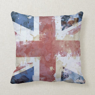 Union Jack Grunge Kissen