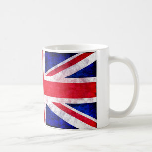 Union Jack Grunge-T-Shirts und Geschenke Kaffeetasse