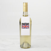 Union Jack Guitar Amplifier Flaschenanhänger (Auf Flasche)