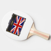 Union Jack Guitar Amplifier Tischtennis Schläger (Seitenansicht)