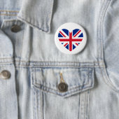 Union Jack Heart Shape Button (Beispiel)