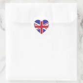 Union Jack Heart Sticker (Tasche)