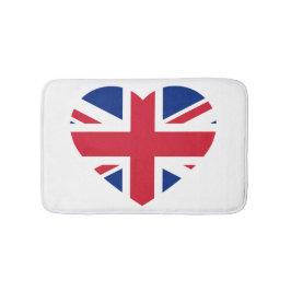Union Jack Heartflag bmcnt Badematte