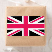 Union Jack ~ Hot Pink Black and White (Insitu)