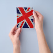 Union Jack im Kohlenstofffaser-Design Flyer (Gruppe)
