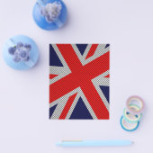 Union Jack im Kohlenstofffaser-Design Flyer (Einzeln)