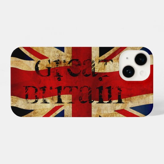 Union Jack iPhone Hülle (Rückseite (Horizontal))