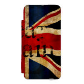 Union Jack.. iPhone SE/5/5s Cover Incipio iPhone Geldbeutel-Hülle (Folio Vorderseite)